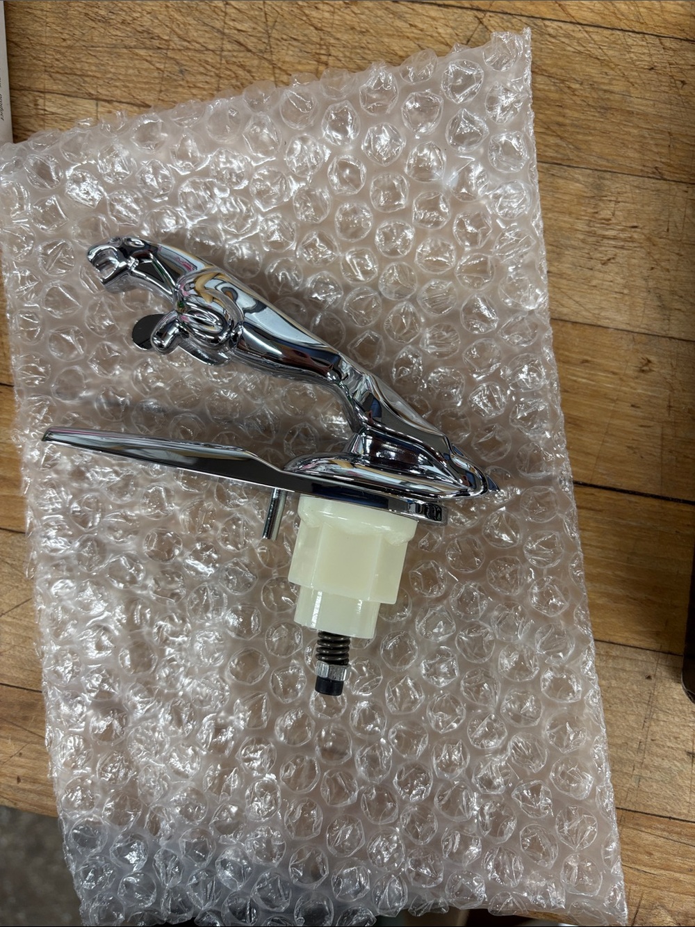 Chrome Jaguar Hood Ornament Emblem - Silver